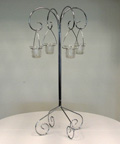 Willow Votive Basket Candelabra