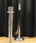 Aisle Stanchion, Chrome